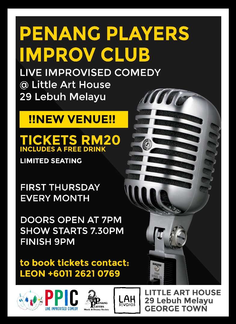 Improv Group New Venue Poster